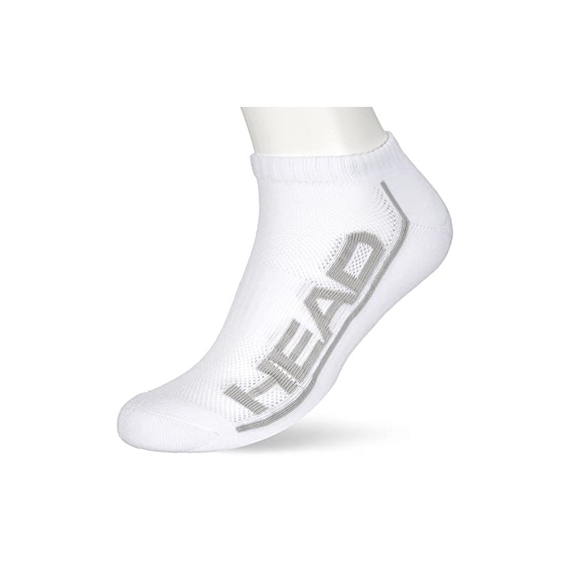 HEAD Unisex Trainer Socks (Pack of 2), White