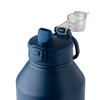 Manna Push Stainless Steel Bottle with Push-open Locking Lid and