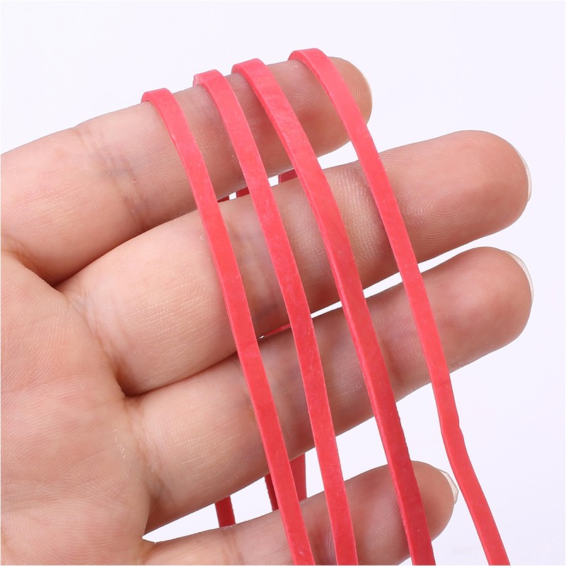 Mr. Pen - 100 Pack Red Rubber Bands, 7 Inch
