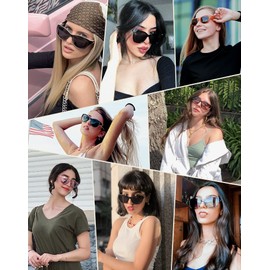 FIMILU 2 Pack Polarized Sunglasses for Women UV400 Protection Classic Cute Retro Designer Style Aesthetic Accessories