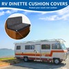 ANARACHON Leather Look RV Camper Dinette Cushion Covers, Washable RV