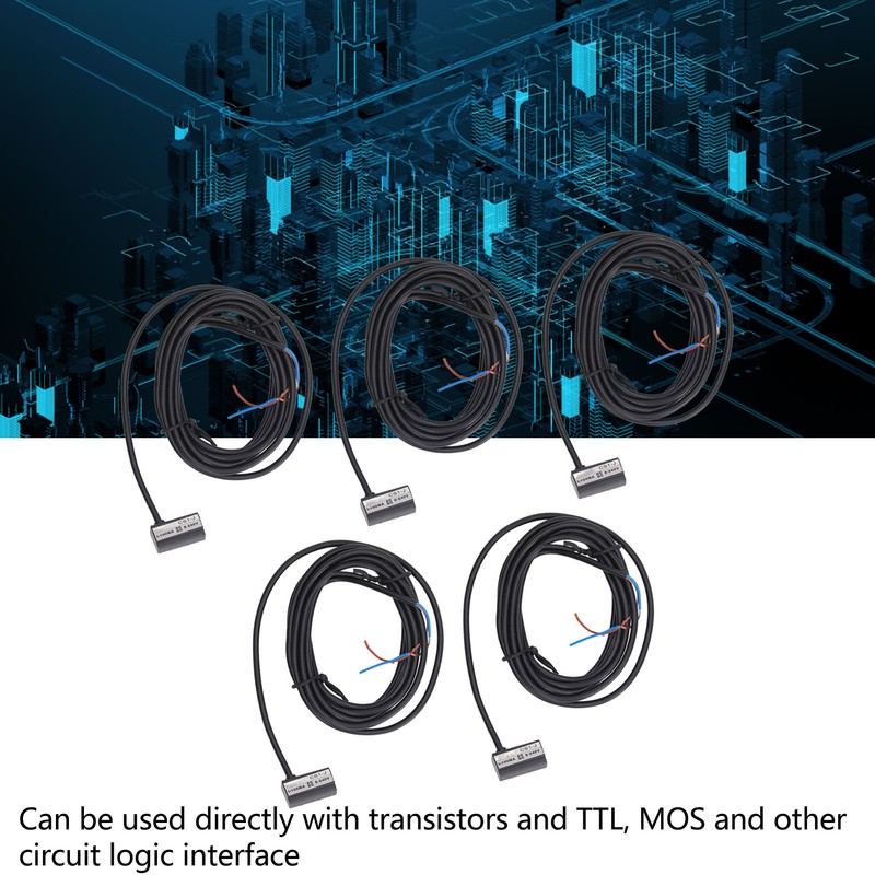 5Pcs Magnetic Switch High Frequency 2 Wire Normally Open Proximity