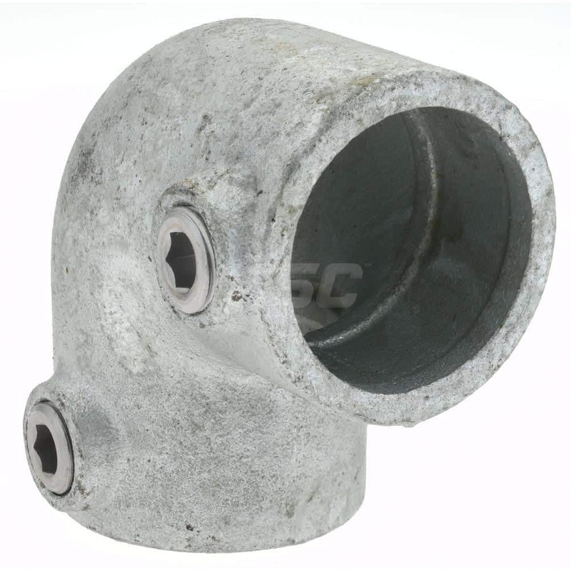 PRO-SAFE Galvanized Structural Pipe Rail Fitting: 90° Elbow for 1-1/4"