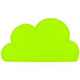 DesignSter Pet Food Mats–Dog Cat Feeding Mat Top Grade Cloud Silicone Pad Anti-Slip Waterproof Anti-Slip Bowl Placemat (Grass Green)