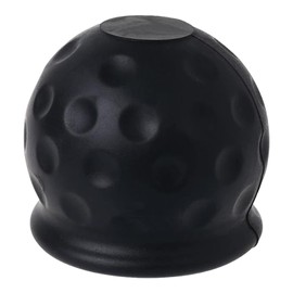 Vehicle Towing Hitch Cover Protective Cap Rubber Ball Cover Protective Cap Ball Head for Car Trailer Car Truck RV Caravan Trailer, Black