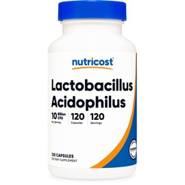 Nutricost Nutricost Lactobacillus Acidophilus 10 Billion CFU, 120 Vegetarian Capsules