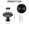 Parastar Pack of 12 Cabinet Knobs, 30 mm Round Furniture