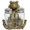 Yoga Frog Salt and Pepper Set with Glass Shakers –