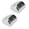TRQ Rear Chrome License Plate Light Lens Pair for 99-05