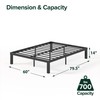 Zinus Quick Lock 14 Inch Metal Platform Bed Frame/Mattress Foundation/No
