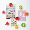 Janlifian 8 PCS Cute Fridge Magnets,Strawberry, Tomato, Orange, Kiwi, Avocado,
