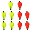 WHYHKJ 10pcs Float Foam Water Drop Strike Indicators Teardrop Floating