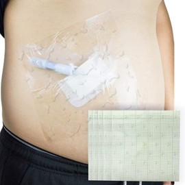 PICC Moisure Barrier - Transparent Film Wound Dressing Protection Cover, 7 x 7 Inch (28 Pcs)