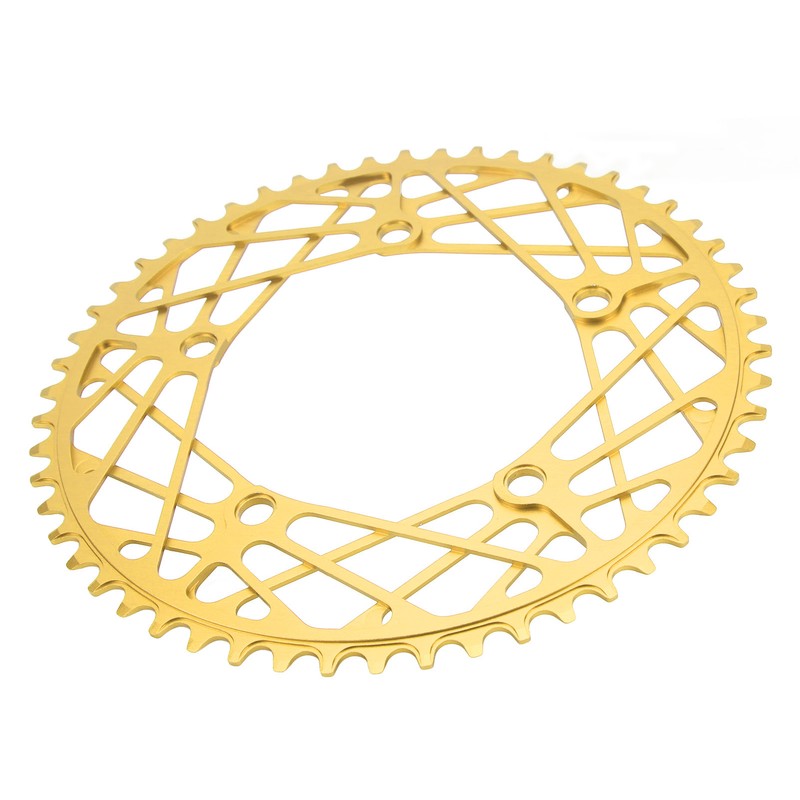 Bike Chainring 54T Aluminum Alloy High Strength Lightweight Anodized Folding