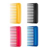 ZWWOGE 4 stück Tragbarer Styling Kamm, Stielkamm, Antistatisch Strähnenkamm, Bruchfest