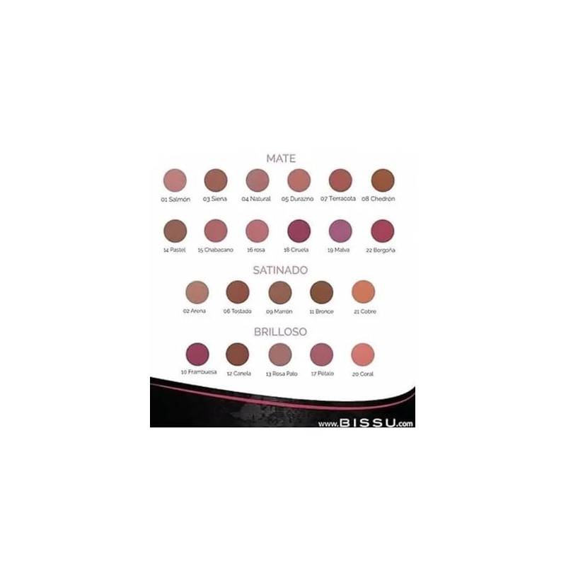 Set/Kit Rubor Blush en Polvo Para Rostro Bissú Nuevo (6