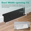 6 Pcs Baseboard Diffuser Register 15 Inch Duct Opening Size
