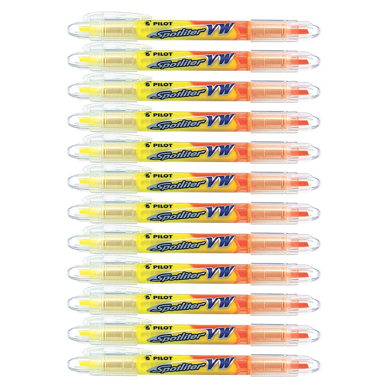 Pilot VW Spotliter Double Ended Highlighter 3.6 mm Tip -