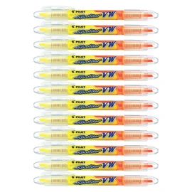 Pilot VW Spotliter Double Ended Highlighter 3.6 mm Tip - Yellow/Orange, Box of 12