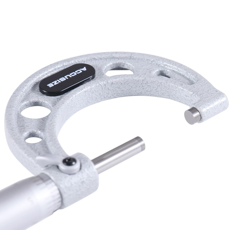 Accusize Industrial Tools 1-2 inch by 0.0001'' Ultra-Precision Outside Micrometer,