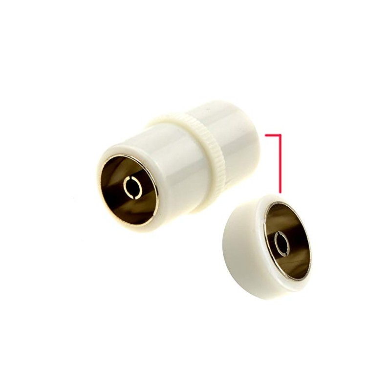 RF COUPLER Coax Female Socket to Socket Joins RF Aerial