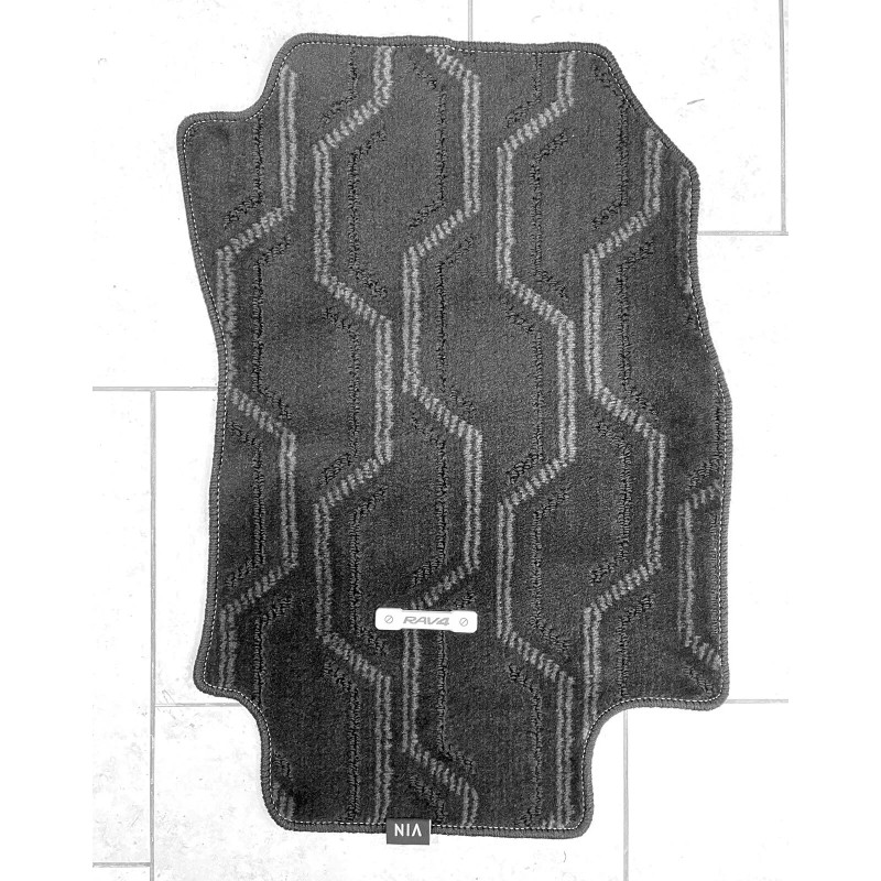 Toyota Rav4 Floor Mats, Carpet, 5 pieces Set, Black, 2019-2025,