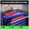Magnetic Socket Organizer Set, 6PCS Magnetic Socket Holder, 1/4", 3/8",