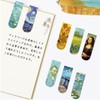 wowjimi Oil Painting Magnetic Suction Bookmarks, 18 Pieces, 18 Patterns,