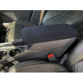 Auto Console Covers- Premium Center Console Armrest Cover Fits Toyota Prius Prime, 3 & 4 LE, XLE 2016-2022 Waterproof Neoprene Fabric- Black