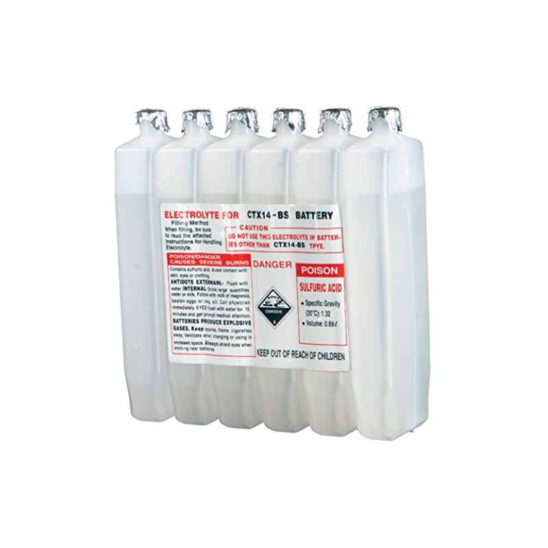 WPS Sealed Battery Electrolyte Pack 800CC CTX