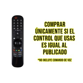 Control Compatible con LG Magic MR21GA, MR22GA, MR23GA 4K Smart TV