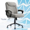 Click365 Transform 1.0 Ergonomic Fabric Swivel Desk Chair, Gray (CCHR10001C)