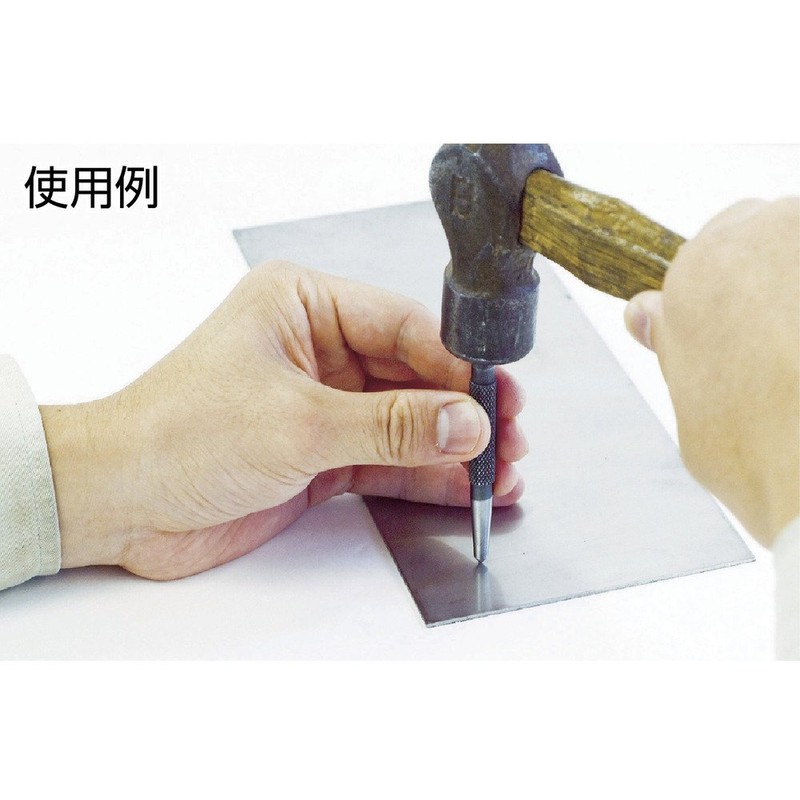 TRUSCO TCP-M Center Punch with Carbide Tip, Total Length M