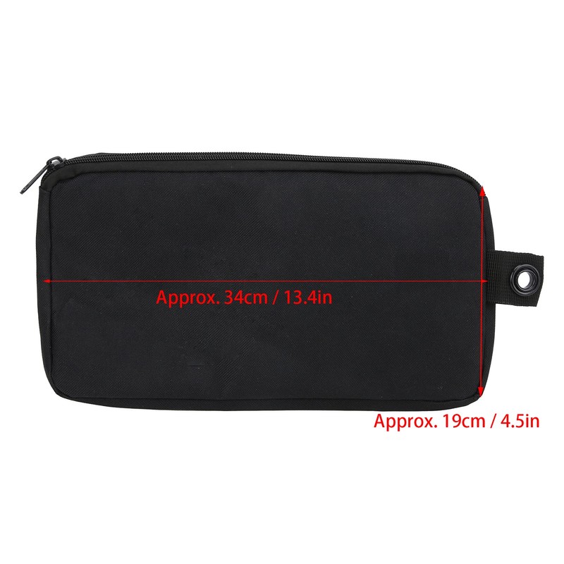 Fin Bag 10" Black Surfboard Surfing Fin Storage Bag Fin