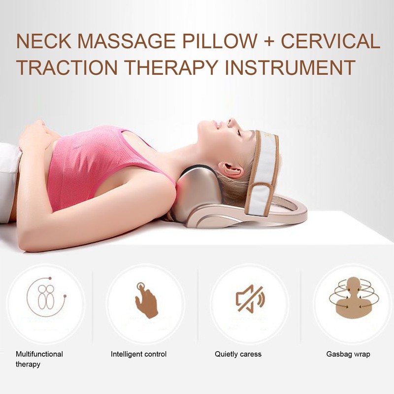 Inflation Cervical Spine Massager Neck Massage Pillow Electric Cervical Spine