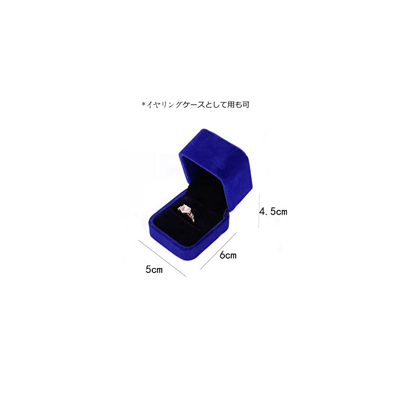 TIANYING Ring Case,Velvet Engagement Ring Box,Earring Case,Jewelry Gift Box,Ring Storage