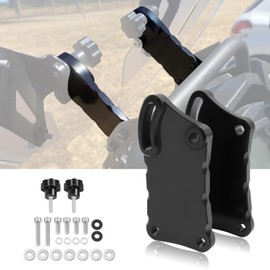 CHIFUN Windscreen Windshield Risers Adjusters for KLR650 KLR 650 2022-2025 CNC Aluminum Adjustable Motorcycle Windshield Mount Bracket Compatible with Kawasaki Accessories