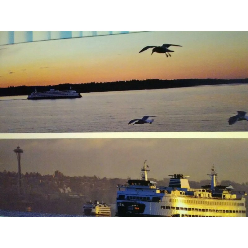 PACIFIC NORTHWEST BEAUTIFUL PHOTO POST CARD AERIAL VIEW WASHINGTON STATE