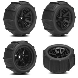 1/16 RC Tires, daitoku RC Paddles Buggy Tires 12mm Hex Hub RC Car Beach Tires for SCY MJX HBX H16 16889 16890 16890A H16E H16BM H16GT H16DR HB17 144001 144002 124016 Master RC Car