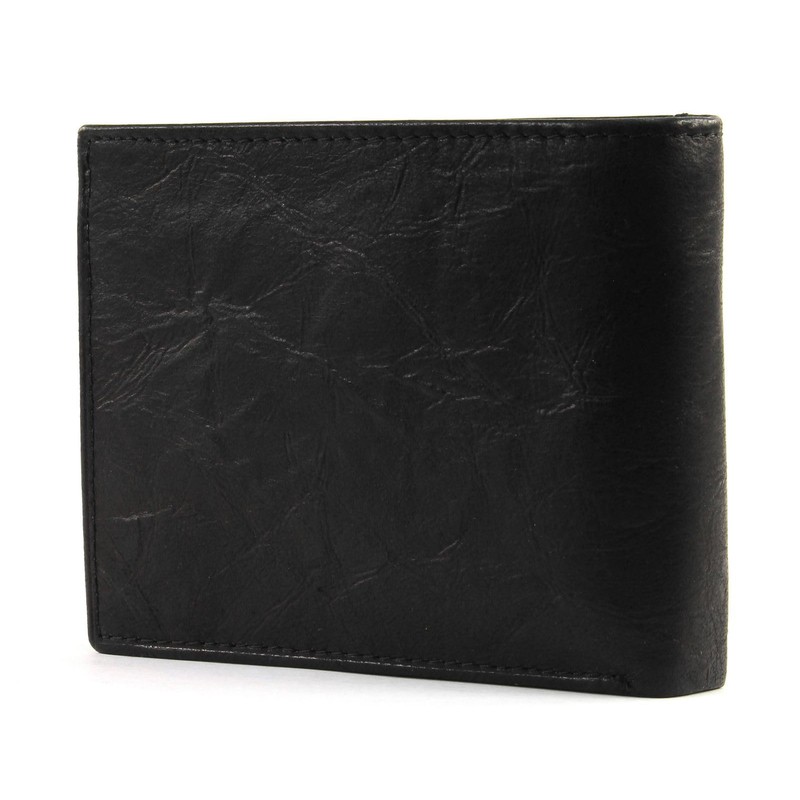 Fossil Neel Bifold Leather Wallet 11.5 cm - Black -