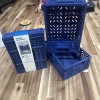 Simply Essential Small Collapsible Blue Crates