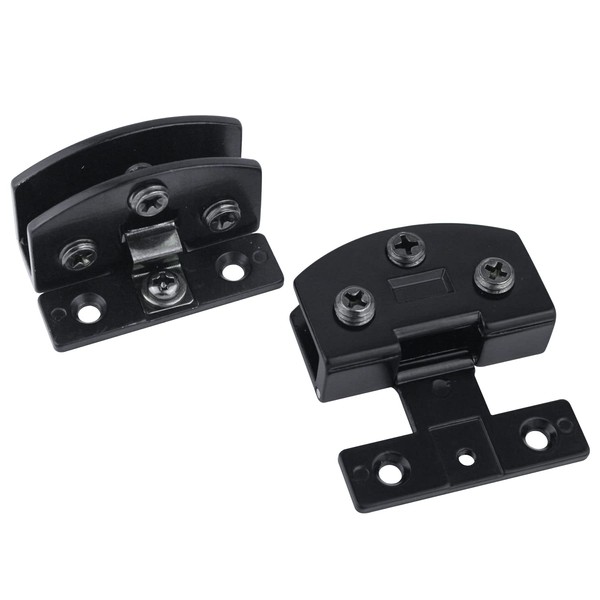 Cabinet Glass Door Hinge,2 Pcs 90 Degrees Frameless Glass Door