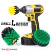 3 Rotary Power Scrub Brushes for Tile, Grout, Shower, Tub,