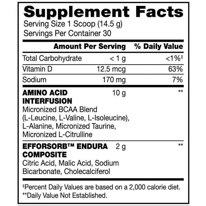 Suplemento Polvo Bsn Endurance And Recovery Aminoácidos Aminox Sabor Frambuesa