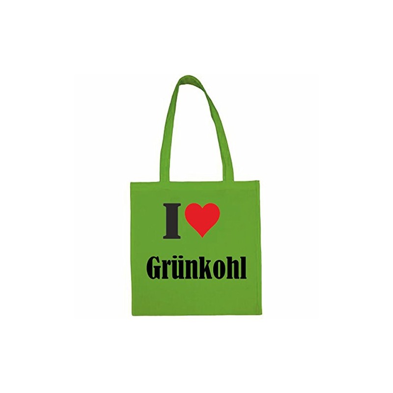 Reifen-Markt I Love Grünkohl Shopping Bag School Bag Gym Bag