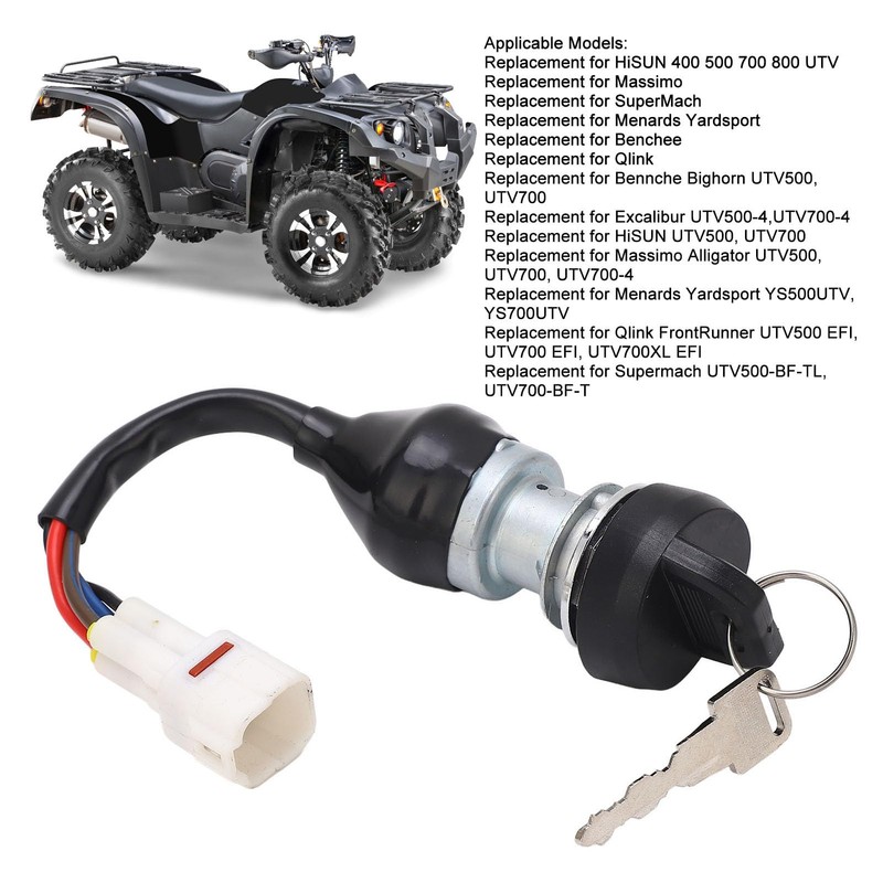 Fydun Ignition Key Switch Set 37200-115-0 for HiSUN 400 500