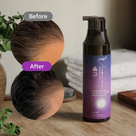 Yulgo Nature Time Mild Gray Gray Hair Dyeing Shampoo Dark Brown, Set of 2 / 율고 자연을 담은 시간 순한 새치 염색샴푸 흑갈색, 2개 세트