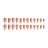 24 Pcs Almond Shape Nail Tips Water Drop Nail False
