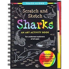 Scratch & Sketch Sharks (Trace Along)