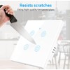 Smart Touch Light Switch with LED Backlight, Black, 1 Gang